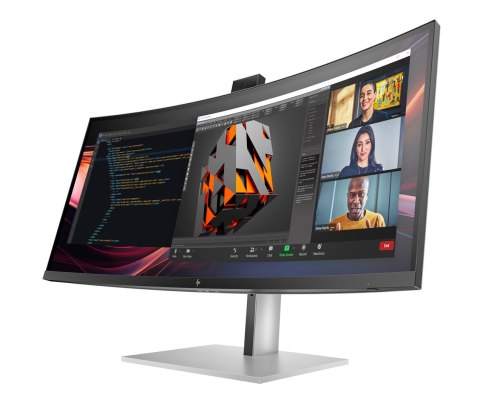 Monitor HP LED 34" S7 Pro 734pm (8K157UT) Curved IPS 120Hz WQHD Kamera RJ-45 ThunderBolt 4