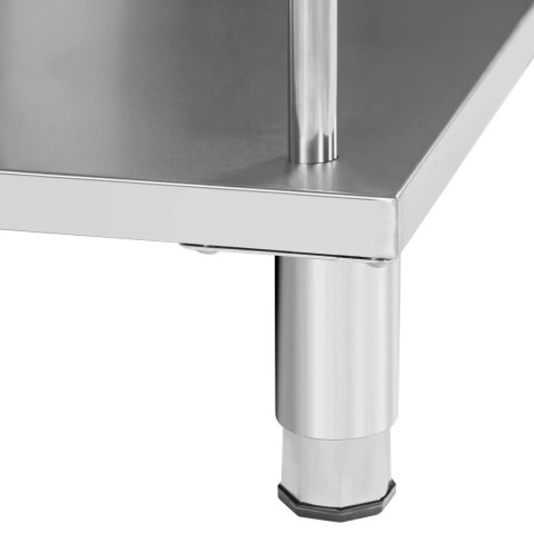 Stół blat barowy roboczy gastronomiczny z rantem 4 półki STAL 100 x 30 x 105 cm