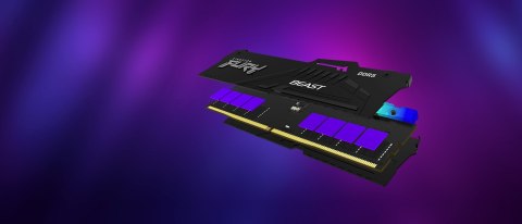KINGSTON DDR5 128GB 5600MT/s CL40 DIMM KITx2 FURY Beast RGB