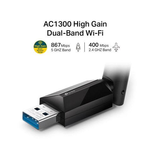 Karta sieciowa TP-Link Archer T3U Plus AC1300 WiFi-5
