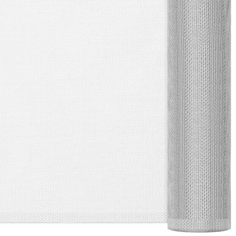 Siatka aluminiowa, 80 x 2000 cm, srebrna
