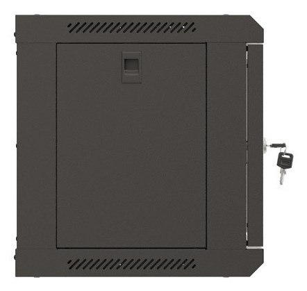 LANBERG SZAFA INSTALACYJNA RACK WISZĄCA 19" 6U 540X350 CZARNA DRZWI PRZESZKLONE (FLAT PACK)