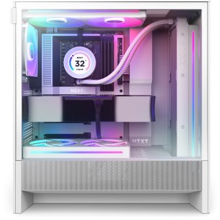 NZXT OBUDOWA H5 FLOW RGB MIDI TOWER Z OKNEM BIAŁA