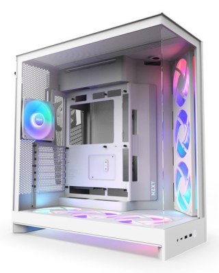 NZXT OBUDOWA H9 FLOW RGB+ MIDI TOWER Z OKNEM BIAŁA
