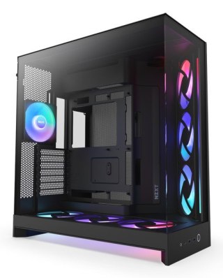 NZXT OBUDOWA H9 FLOW RGB+ MIDI TOWER Z OKNEM CZARNA