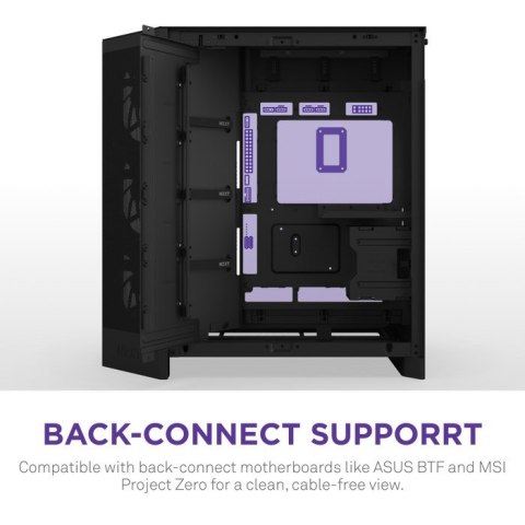 NZXT OBUDOWA H9 FLOW RGB+ MIDI TOWER Z OKNEM CZARNA