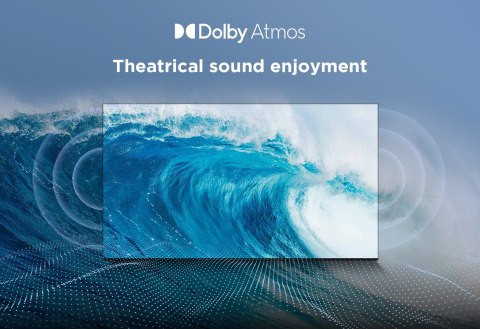 Telewizor TCL 43P7K QLED 40" 4K Ultra HD Google TV Dolby Atmos DVB-T2 Metaliczny