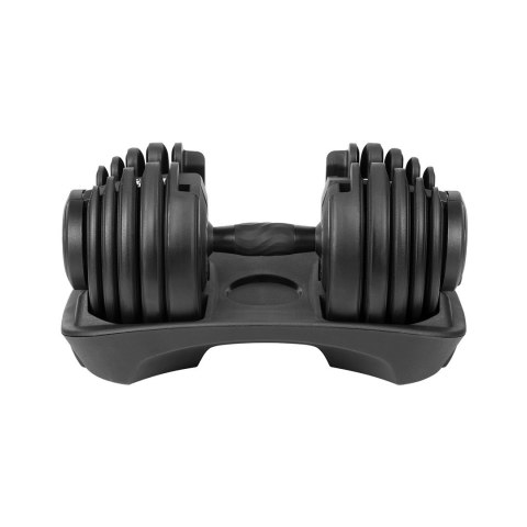 Hantel żeliwny regulowany automat 24 kg REBEL ACTIVE (OUTLET)