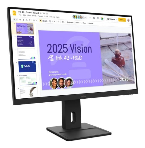 Lenovo ThinkVision E27Q­40 27"QHD 100Hz 350nits AG HDMI DP Raven Black