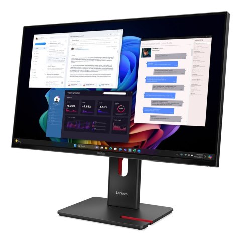 Lenovo ThinkVision T27UD-40 27"UHD 60Hz 350nits AG HDMI DP USB Eclipse Black