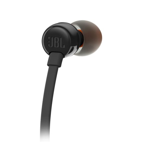 Słuchawki przewodowe douszne z pilotem JBL Tune 110 mini jack 3.5mm - czarne