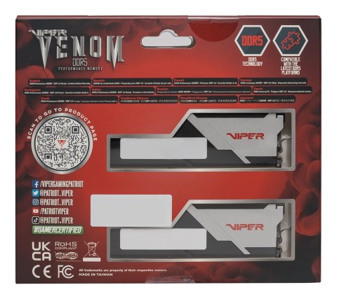 Patriot Viper Venom DDR5 2x8GB 6000MHz CL36 XMP3/EXPO