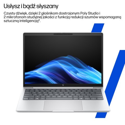 HP EliteBook 8 G1i Ultra 7 255U 16"WUXGA 400nits AG LBL 32GB DDR5 5600 SSD1TB LTE 5G Cam 5MP+IR+ISP 62Wh W11Pro Glacier Silver A
