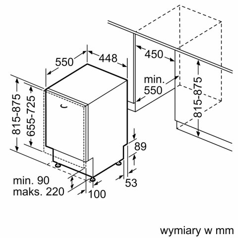 Zmywarka do zabudowy BOSCH SPV6ZMX17E