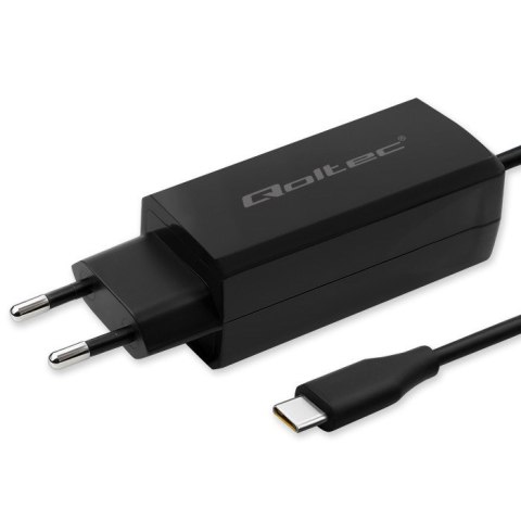 QOLTEC ŁADOWARKA SIECIOWA 90W GAN | 5-20V | 3-4.5A | USB-C 3.1