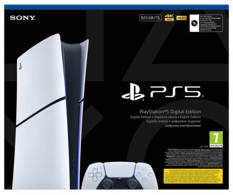Konsola SONY PS5 Digital 825GB + 2 kontrolery DS5