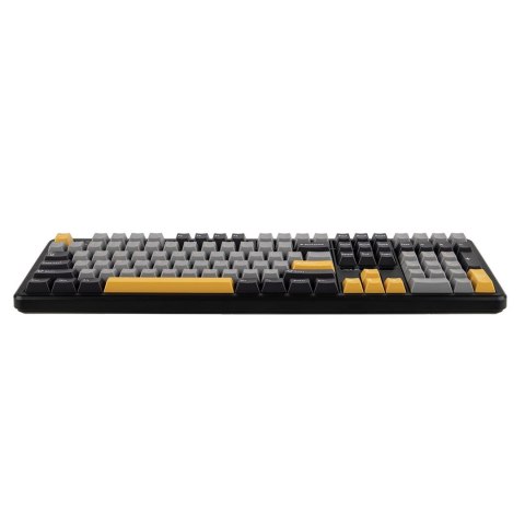 Klawiatura gasket F108 Gray+Orange+Deep Gray Volcano switch RGB AULA