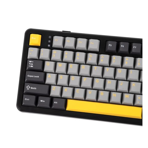 Klawiatura gasket F108 Gray+Orange+Deep Gray Volcano switch RGB AULA