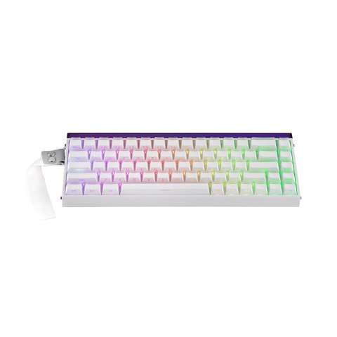 Klawiatura gasket HERO68HE WHITE LIGHT HOUSE Jade King switch RGB AULA