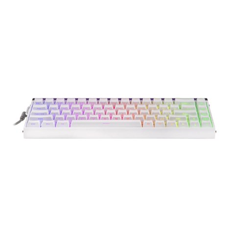 Klawiatura gasket HERO68HE WHITE LIGHT HOUSE Jade King switch RGB AULA