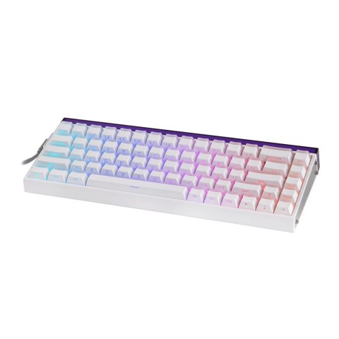 Klawiatura gasket HERO68HE WHITE LIGHT HOUSE Jade King switch RGB AULA
