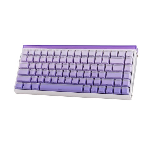 Klawiatura gasket HERO84 HE White+Purple+Gradient+LIGHT JadeKing switch RGB AULA