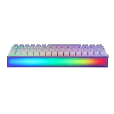 Klawiatura gasket HERO84 HE White+Purple+Gradient+LIGHT JadeKing switch RGB AULA