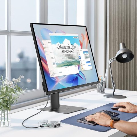 Kabel przewód USB-C - DisplayPort UltraBoost 1.4 8K 60Hz 180cm - czarny
