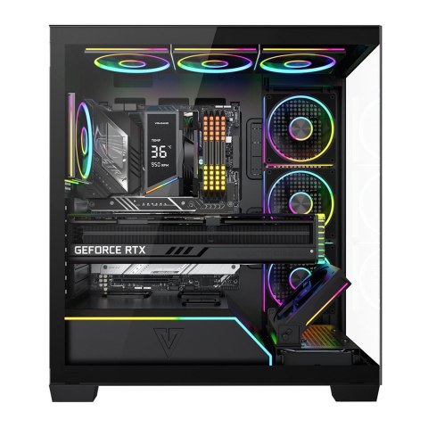 MODECOM OBUDOWA VOLCANO STELLAR PLUS ARGB MIDI 8F BLACK