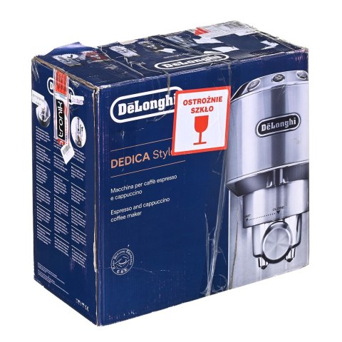Ekspres kolbowy DeLonghi Dedica Style EC 685.M (1350W; kolor srebrny)