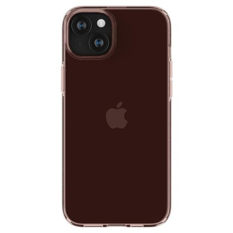 Etui pokrowiec na iPhone 15 Plus Crystal Flex - różowo przezroczysty