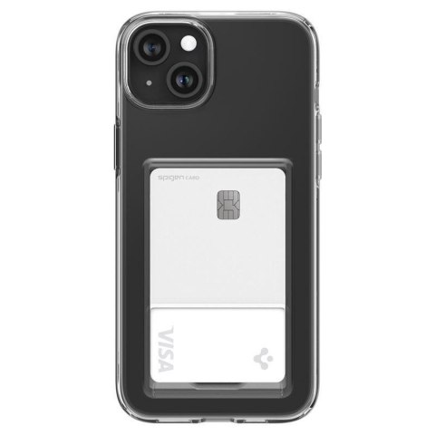 Etui pokrowiec na iPhone 15 Plus Crystal Slot - przezroczysty