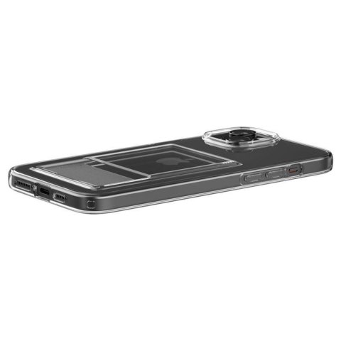 Etui pokrowiec na iPhone 15 Plus Crystal Slot - przezroczysty