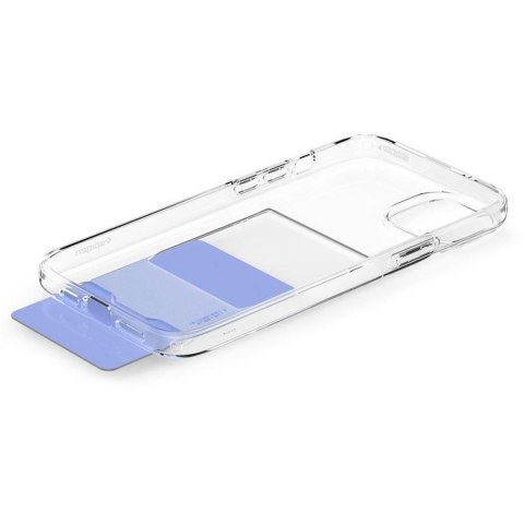 Etui pokrowiec na iPhone 15 Plus Crystal Slot - przezroczysty