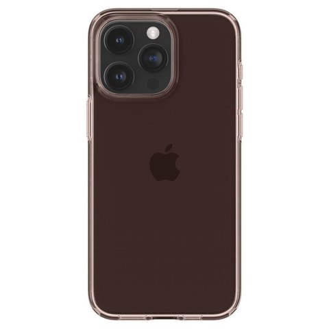Etui pokrowiec na iPhone 15 Pro Max Crystal Flex - różowo przezroczysty