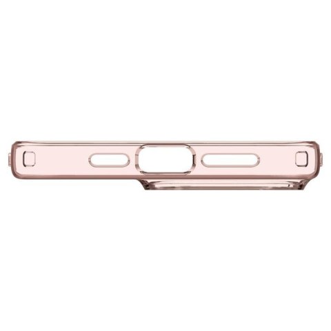 Etui pokrowiec na iPhone 15 Pro Max Crystal Flex - różowo przezroczysty