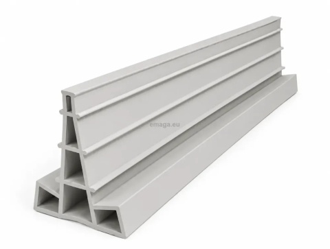Listwa dylatacyjna PCV do betonu H=7 cm L=2.5 m do wylewek betonowych pakiet 6 sztuk