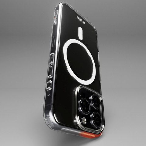 Etui do iPhone 16 Pro Max Extreme Mag D3O MagSafe - przezroczysty