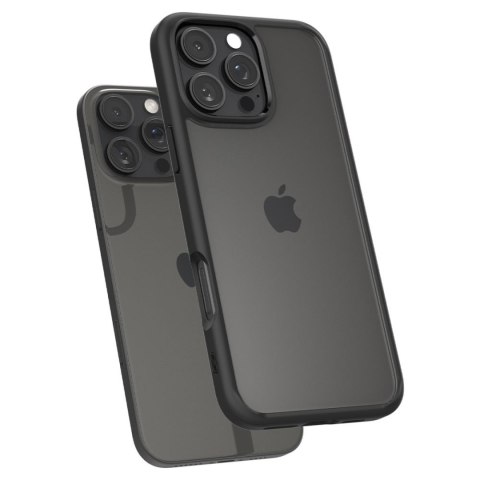 Etui pokrowiec na iPhone 16 Pro Max Ultra Hybrid - czarny mat