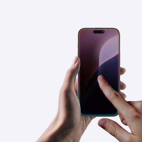 Szkło hartowane prywatyzujące do iPhone 16 Titan Privacy Glass
