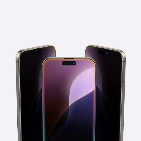 Szkło hartowane prywatyzujące do iPhone 16 Titan Privacy Glass