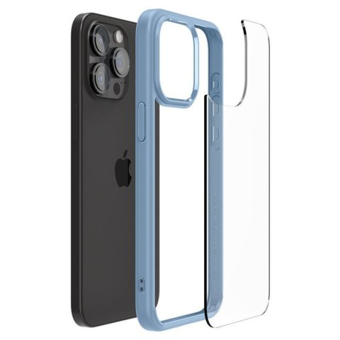 Etui pokrowiec na iPhone 15 Pro Max Ultra Hybrid - jasnoniebieski