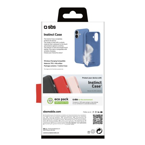 Etui pokrowiec na iPhone 16 Plus Instinct - niebieski