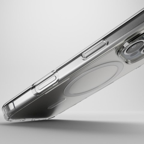 Etui silikonowe do iPhone 16 Pro Impact Clear D3O MagSafe - przezroczyste