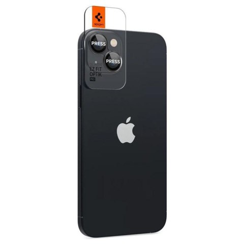 Osłona aparatu na iPhone 14 / Plus / 15 / Plus czarna - 2 szt.