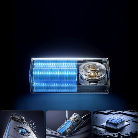 Powerbank 10000mAh EnerGeek GR11 ze zwijanym kablem 100W - szary