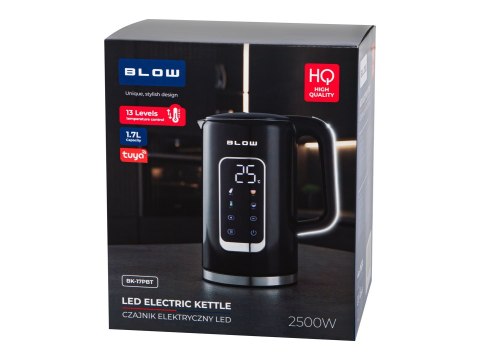 Czajnik czarny z wyświetlaczem 2500W BK-17PBT BLOW WI-FI TUYA