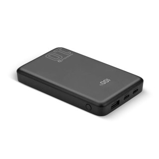 EVERACTIVE POWERBANK 10 000MAH, 1X USB, 2X USB-C, 20W, QC4+, WYŚWIETLACZ LCD, CZARNY EB-11QB