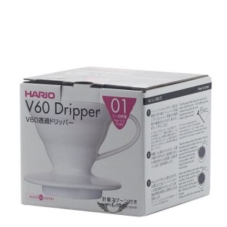 Hario ceramiczny Drip V60-01 Biały