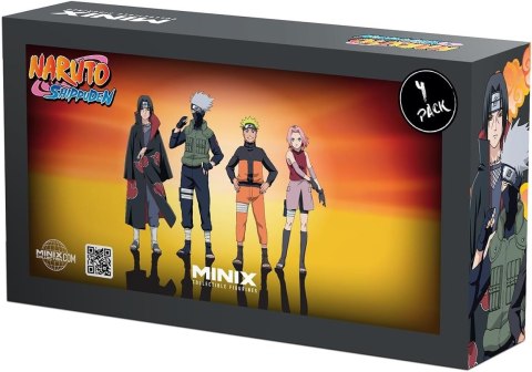 MINIX 4-PACK 7 CM - NARUTO SHIPPUDEN